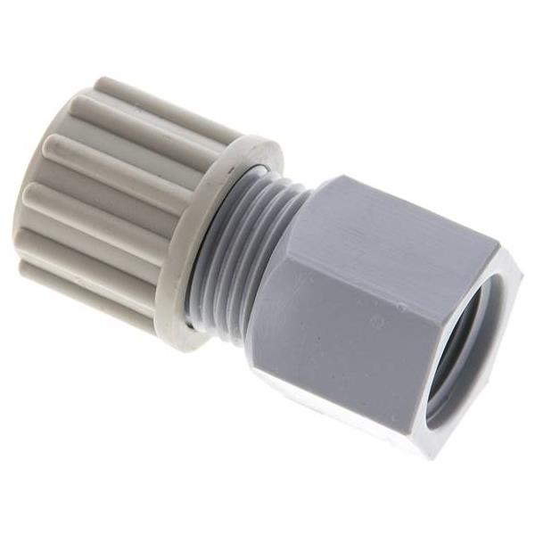 Aufschraub-Verschraubung G 3/8"-12x9mm, PA