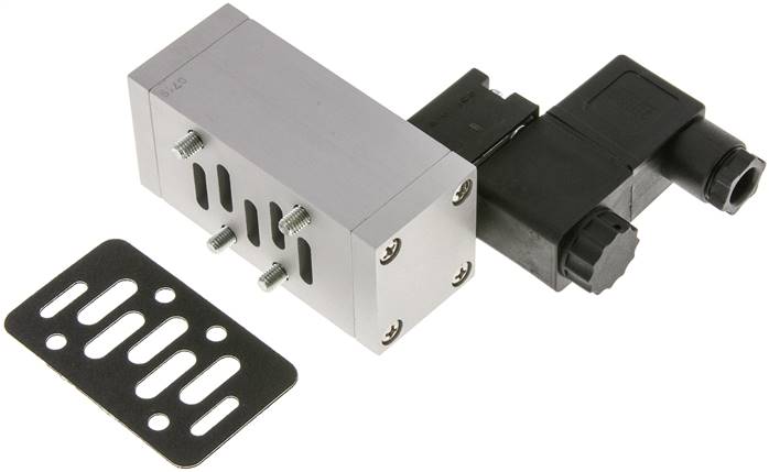 ISO-Ventil (Größe 1), 5/2-Wege Federrückstellung, 12 V=