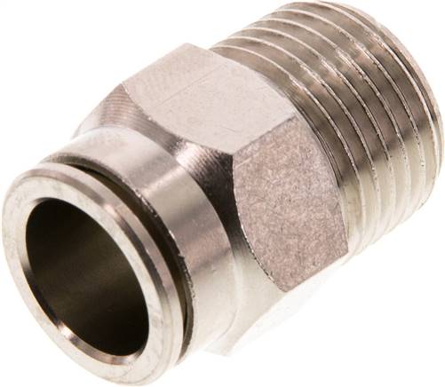 Gerader Steckanschluss R 1/2"-14mm, IQS-MSV (Hochtemperatur), Dichtung FKM