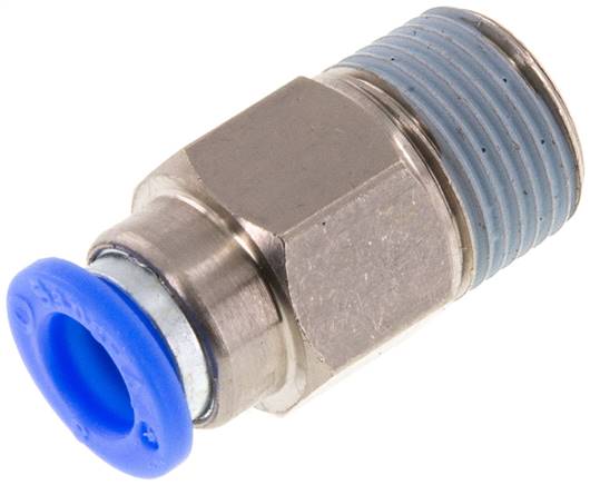 Steckanschluss, selbstabsperrend R 3/8"-8mm, IQS-Standard