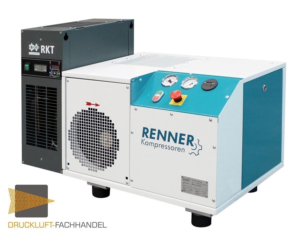 Compressore RENNER RSK-B 5.5 con essiccatore di refrigerante Compressore a vite