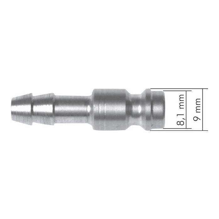 Tappo di accoppiamento (NW5) G 1/4" (AG), ottone