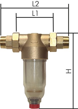 Trinkwasser-Feinfilter R 2"