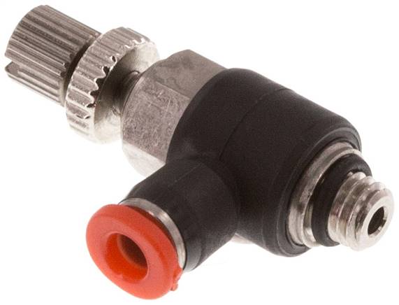 Mini-Winkel-Drosselrückschlagventile M 5-3mm, zuluftregelnd