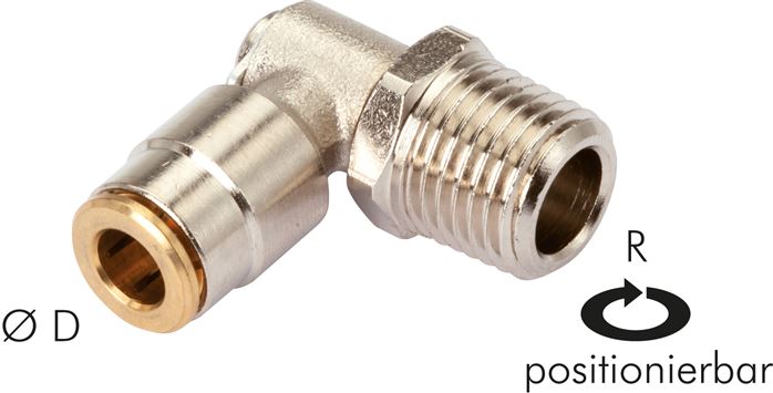 Hochdruck-L-Steckverschraub. M 10x1 (konisch)-6mm (pos.)