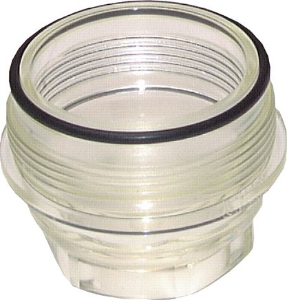 Siebtasse Klarsicht für Gewinde R 1" & R 11/4" (Druckregelbereich 1,5 - 6 bar)