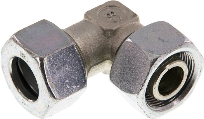 Einstellb. Winkel-Schneidringverschr. 18 L (M26x1,5), Stahl verzinkt