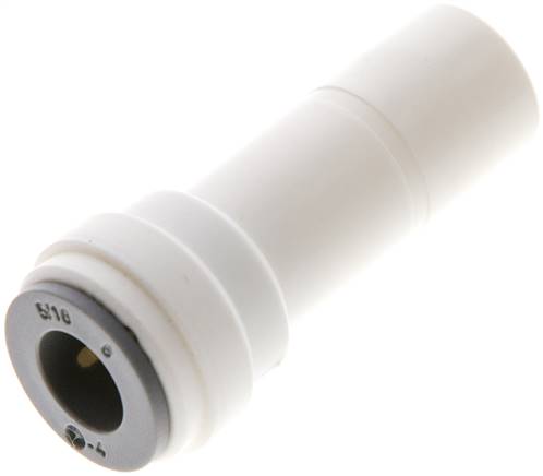 Reduzierung Stecknippel 1/2" (12,7 mm) x Schlauch 5/16" (7,94 mm), IQS-LE  (EPDM-Dichtung)