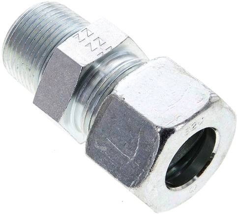 Gerade Schneidringverschr. NPT 3/4"-20 S (M30x2), Stahl verzinkt