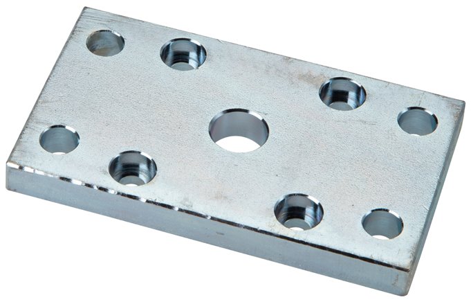 Flanschbefestigung f. Kompaktzylinder 63 mm