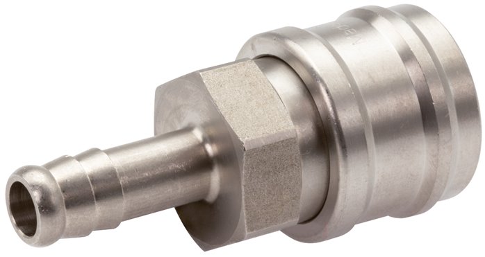 Schnellkupplung (NW7,2) 9 (3/8")mm Schlauch, Edelstahl