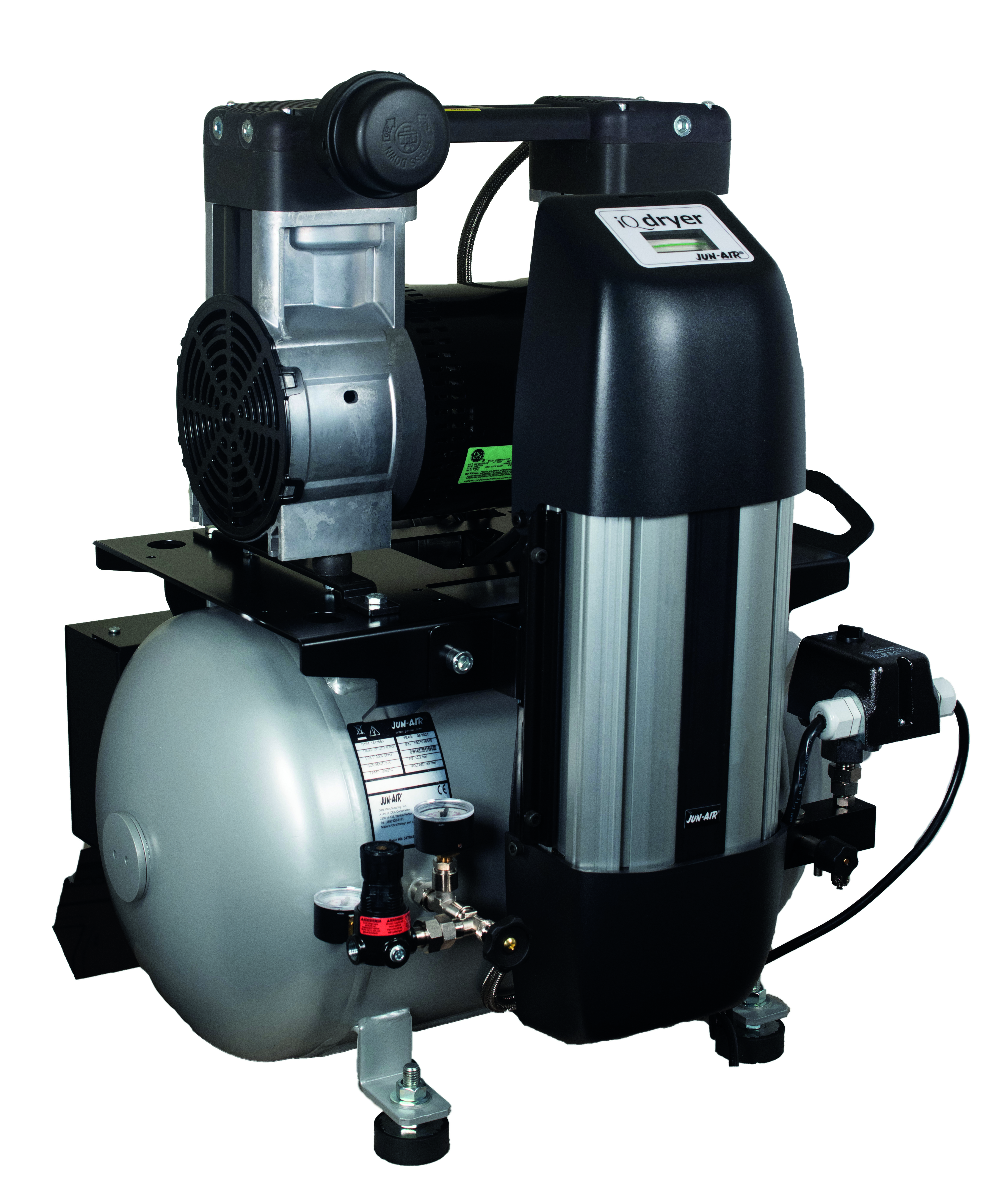 JUN-AIR ölfreier Kompressor 120R-40BQ3 mit Adsorptionstrockner