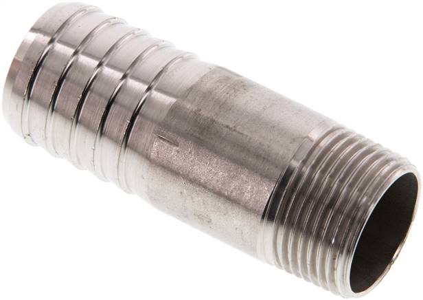 Gewindetülle ohne Bund R 3/4"-25 (1")mm, 1.4571
