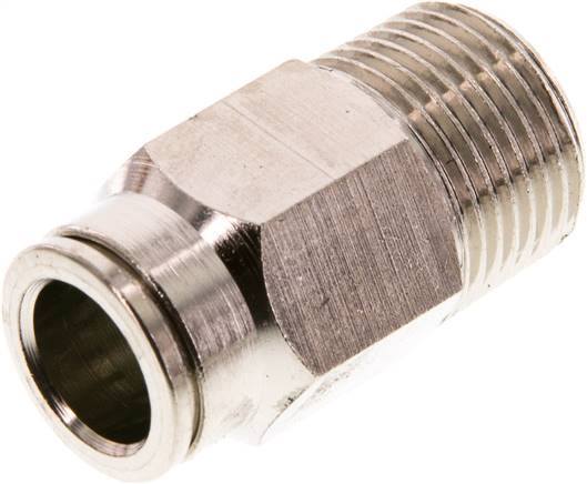 Gerader Steckanschluss R 3/8"-10mm, IQS-MSV (Hochtemperatur), Dichtung FKM