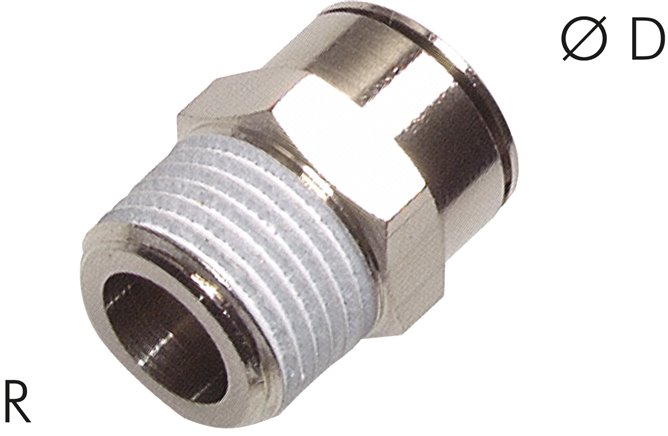 Gerader Steckanschluss R 1/4"-4mm, Baureihe CV