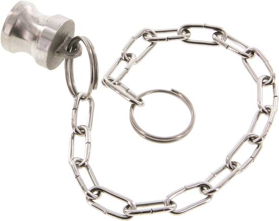 Kamlock-Verschlussstecker (DP) 1/2", Edelstahl (1.4408)