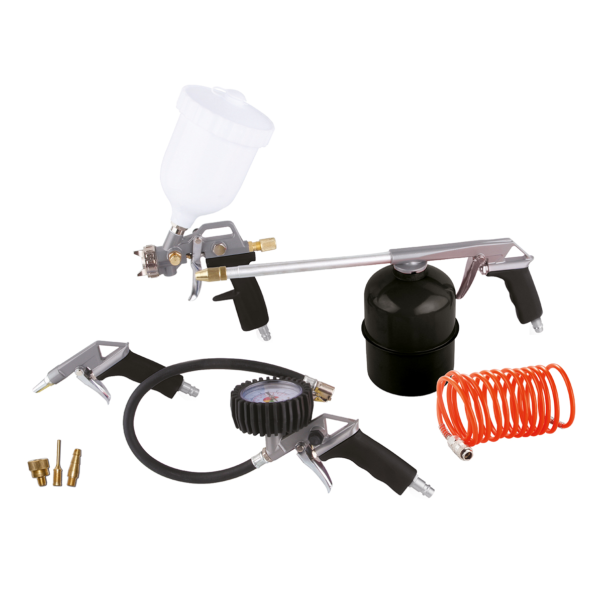 AKTION ABAC V 36/50 Kompressor  355 l / min 10 bar 230 V + TOOL KIT (Werkzeugkit) 8PCS G-810P