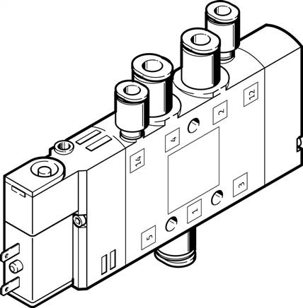 FESTO CPE10-M1BH-5LS-QS-4 (196885) Magnetventil