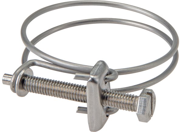 Drahtschlauchschelle 361 - 399mm, 1.4301