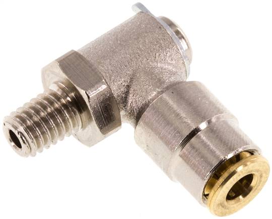 Hochdruck-L-Steckverschraub. M 6 (konisch)-4mm (pos.)