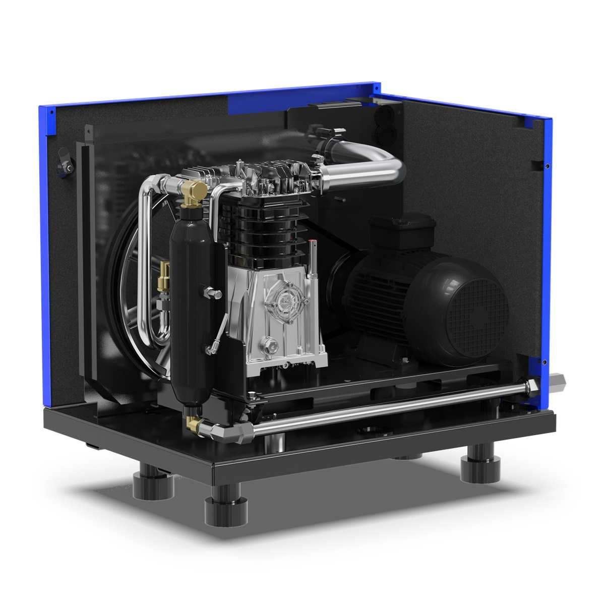 AGRE Kolbenkompressor SILENT TWISTER 550D
