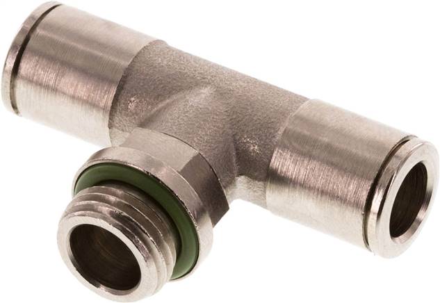 T-Steckanschluss G 1/4"-8mm, IQS-MSV (Hochtemperatur), Dichtung FKM