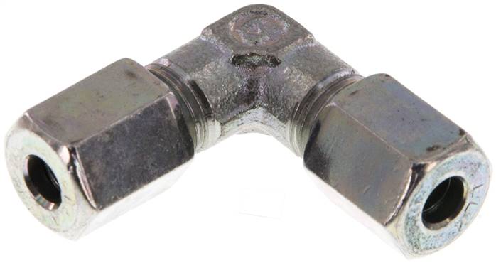 Winkel-Schneidringverschraubung 4 LL (M8x1), Stahl verzinkt
