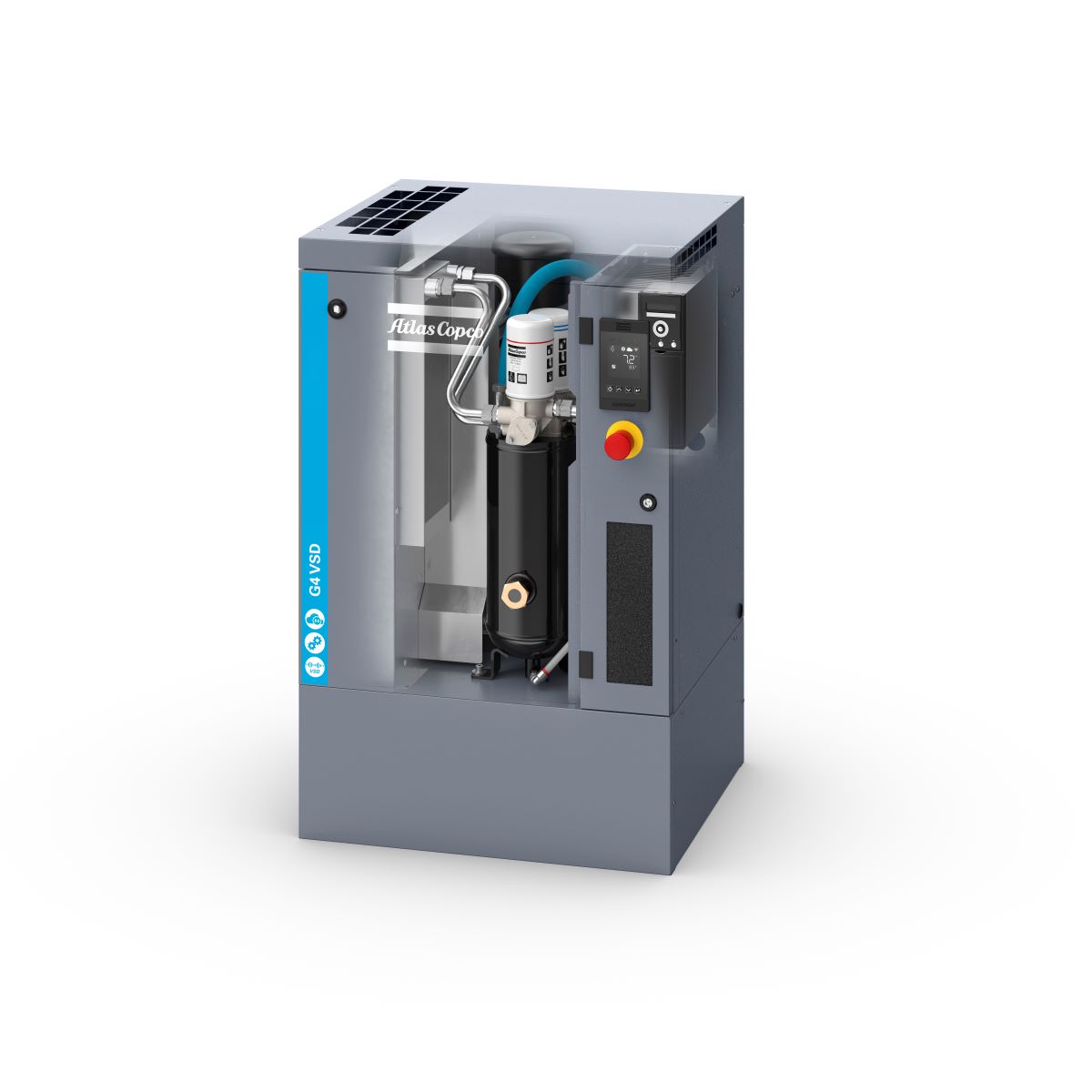 Atlas Copco Schraubenkompressor G4 VSD P-10 FM