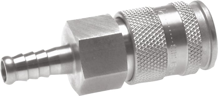 Schnellkupplung (NW10) 19 (3/4")mm Schlauch, 1.4404