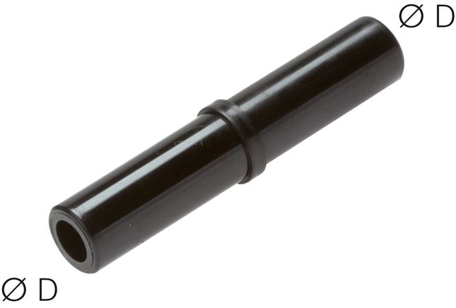 Stecknippel 6mm-6mm, IQS-Standard