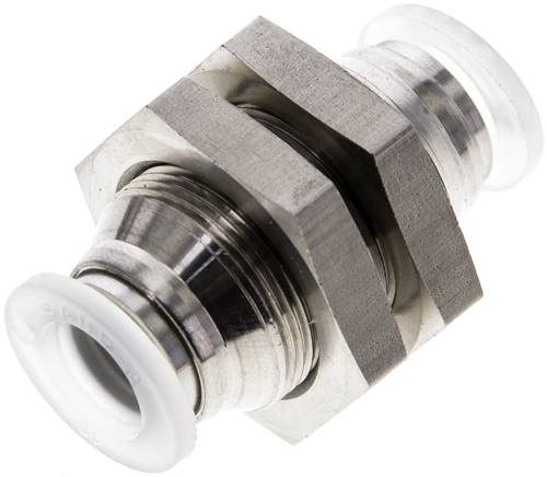Schott-Steckanschluss 10mm, IQS-PP, Polypropylen mit Edelstahl-Gewinde