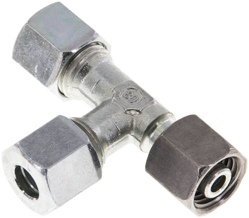 Einstellb. L-Schneidringverschraubung 8 L (M14x1,5), Stahl verzinkt