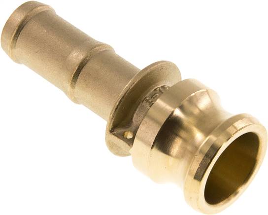 Kamlock-Stecker (E) 19 (3/4")mm Schlauch, Messing