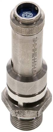 TÜV-Sicherheitsventil G 3/8" (DN8), 0,30 bar, 1.4571