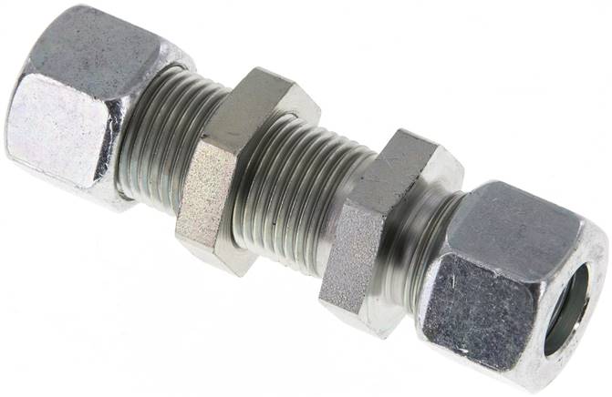 Schott-Schneidringverschraubung 12 L (M18x1,5), Stahl verzinkt