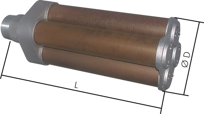 Hochleistungs-Schalldämpfer R 4" (PN 10 bar)