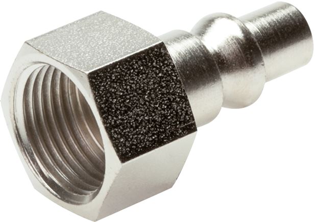 Kupplungsstecker (ARO/ORION) G 3/8"(IG), Stahl gehärtet & vernickelt, NW 5,5