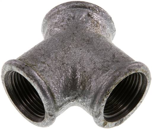 Y-Stück Rp 3/4" (IG), Temperguss verzinkt
