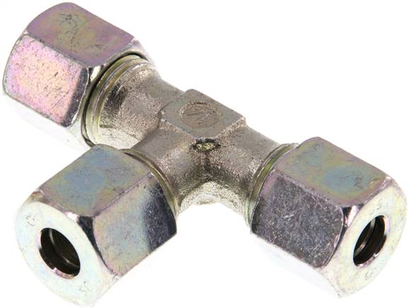 T-Schneidringverschraubung 8 S (M16x1,5), Stahl verzinkt