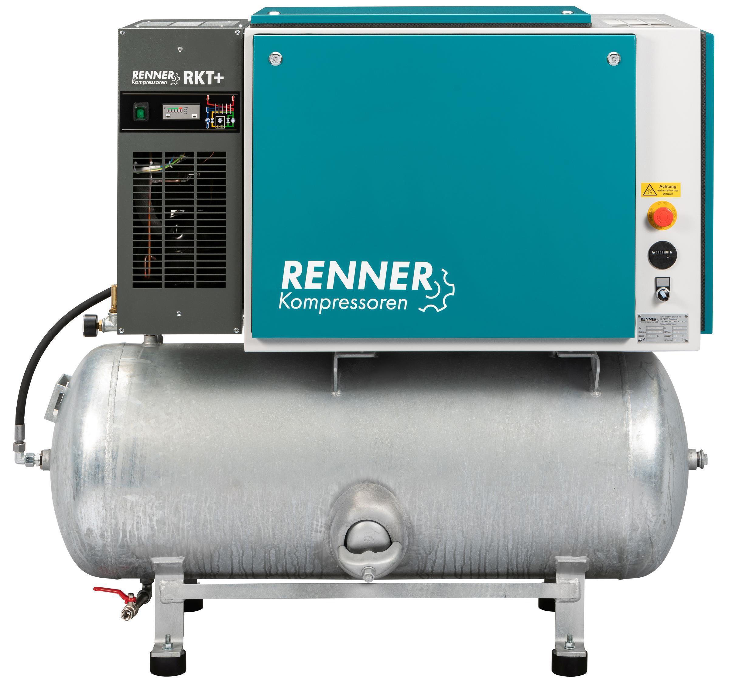 RENNER RIKO H 960/500 S-KT Industrie-Kolbenkompressor 15 bar - verzinkter Behälter, Kältetrockner