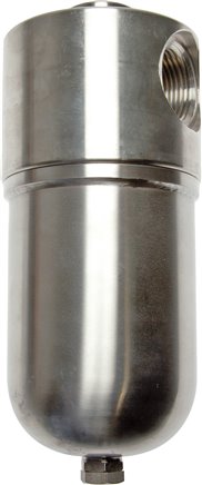 Filter, G 1/4", Edelstahl 1.4404, Kondensatablass automatisch