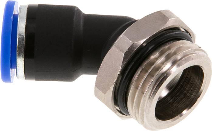 45°-Steckanschluss G 1/2"-10mm, IQS-Standard