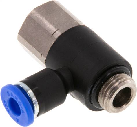 Winkel-Steckanschluss, I/A G 1/8"-4mm, IQS-Standard