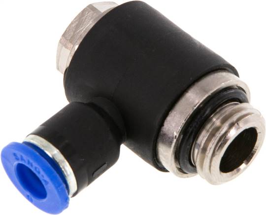Winkel-Steckanschluss G 1/4"-6mm, IQS-Standard, während der Montage positionierbar