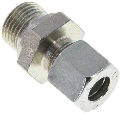 Gerade Schneidringverschr. M 18x1,5-10 L (M16x1,5), Stahl verzinkt