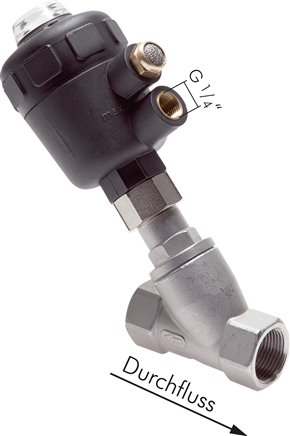 Schrägsitzventil G 1",Antrieb: Kunststoff, Eco-Line