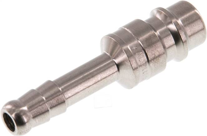 Kupplungsstecker (NW7,2) 6 (1/4")mm Schlauch, Edelstahl