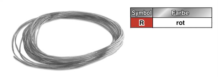 SMC TU1208R-100 SMC Polyurethan-Schlauch, rot