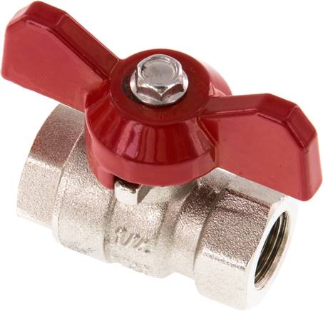 Messing-Kugelhahn, Eco-Line,R /Rp 1 (AG/IG), PN25 Messing-Kugelhahn, Eco-Line,R /Rp 1 (AG/IG), PN25