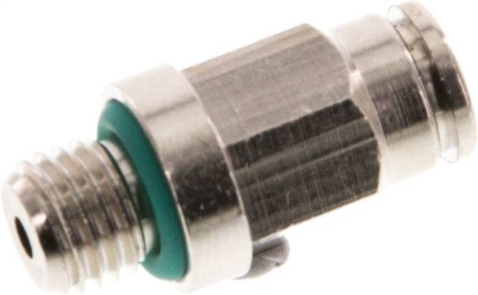 Gerader Steckanschluss M 8x1-4mm, IQS-MSV (Hochtemperatur), Dichtung FKM